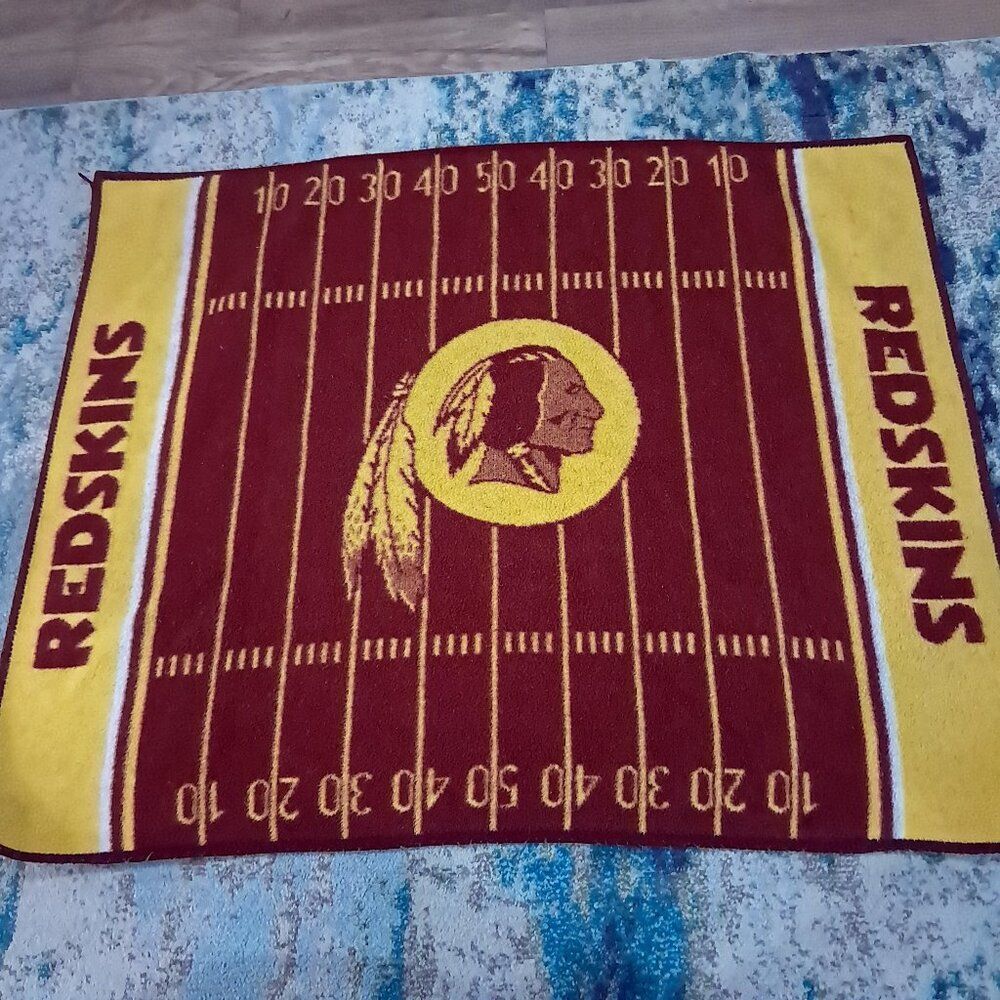 Vintage Washington Redskins throw Blanket Northwest Company acrylic‎ Commanders